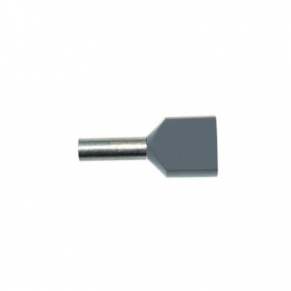 Dvigubas kabelio antgalis, 4 mm², 12 mm, PROTEC