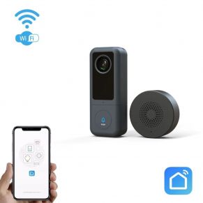 Išmanusis buto durų skambutis Wi-Fi SMARTHOME SLIM