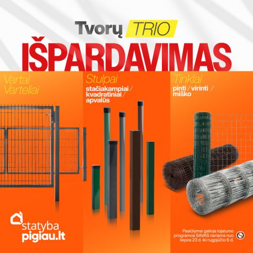 Tvorų TRIO Išpardavimas! – visi pasiūlymai